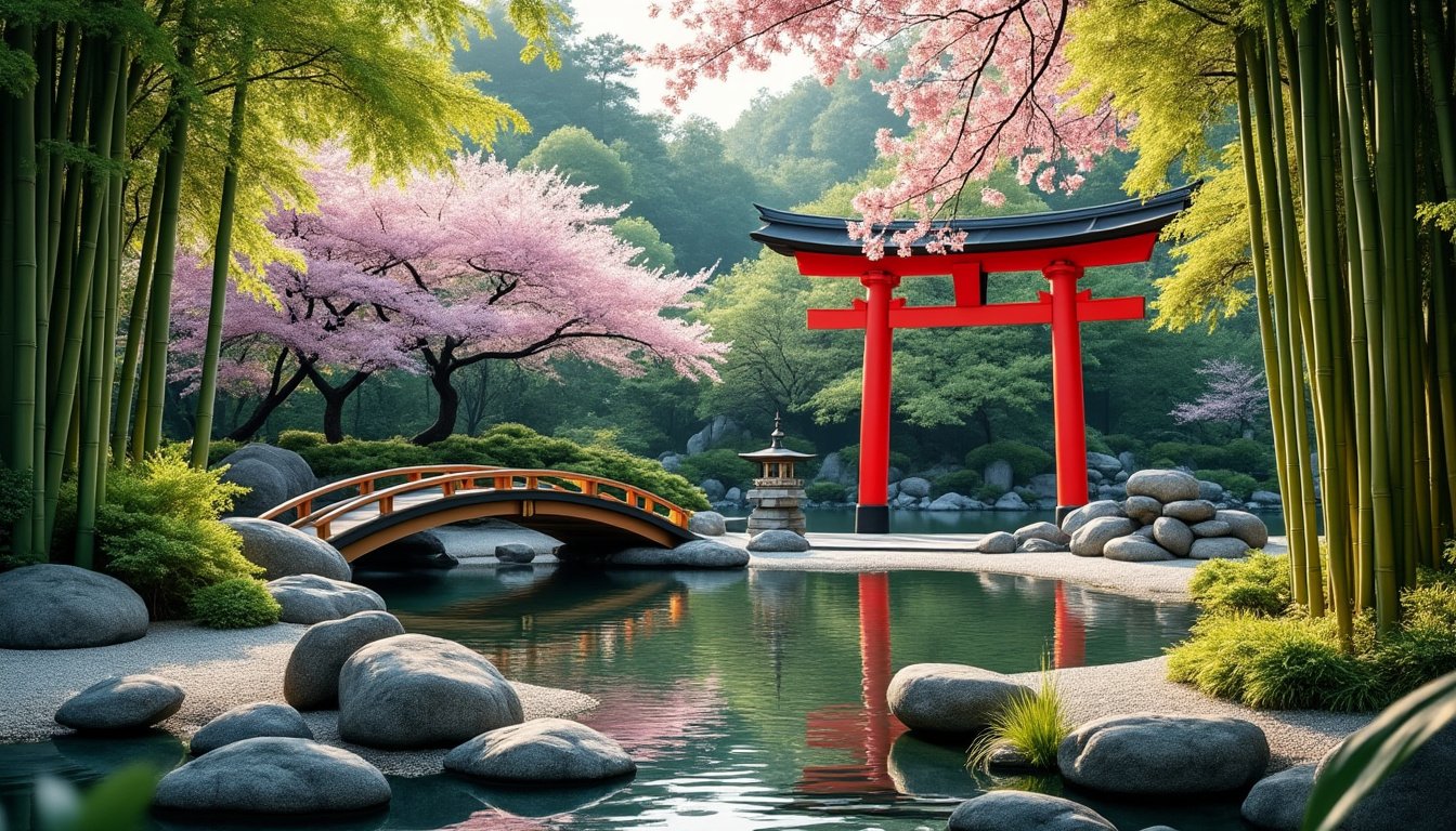 découvrez le magnifique jardin japonais d’ichikawa en france, un havre de paix inspiré par l’art traditionnel nippon. une escapade unique entre nature, sérénité et culture japonaise.