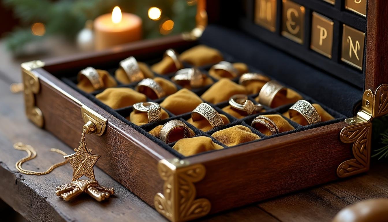 découvrez notre calendrier de l'avent insolite rempli de bijoux en acier inoxydable, une surprise élégante à ouvrir chaque jour pour un noël unique et scintillant.