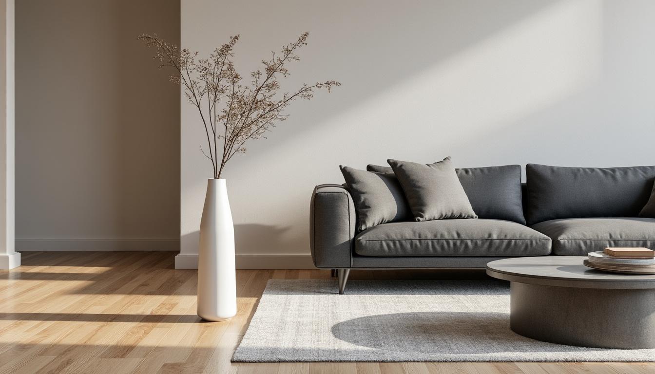 découvrez comment intégrer un grand vase conique minimaliste dans votre salon moderne pour apporter élégance et sobriété à votre décoration intérieure.