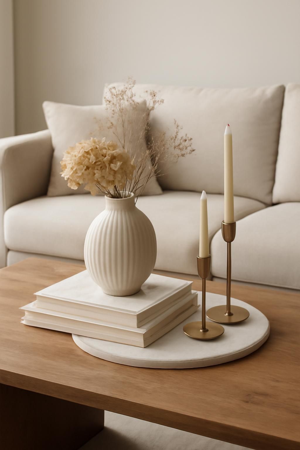 découvrez comment choisir le vase idéal pour sublimer une table basse en bois dans un salon moderne, alliant style et harmonie pour votre décoration intérieure.