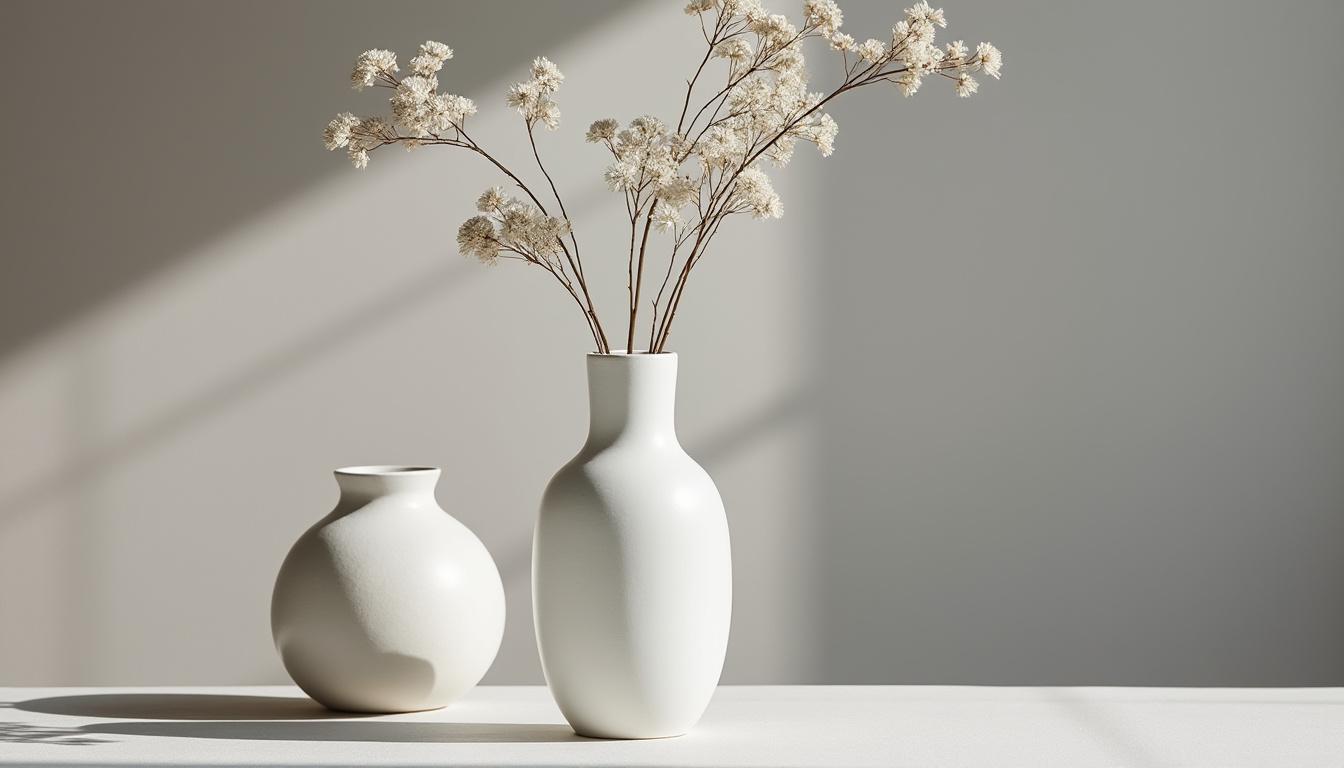 découvrez le vase sklum blanc : une pièce élégante alliant qualité et design minimaliste, parfaite pour sublimer votre décoration intérieure.