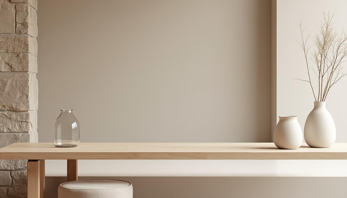 découvrez une composition déco élégante avec un vase minimaliste, pour sublimer votre intérieur avec simplicité et style contemporain.