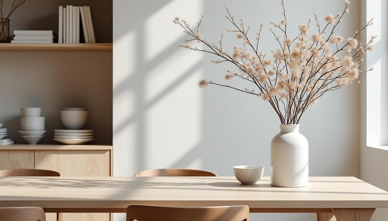 découvrez des idées de décoration élégantes et minimalistes avec un vase blanc pour embellir votre intérieur avec simplicité et style.