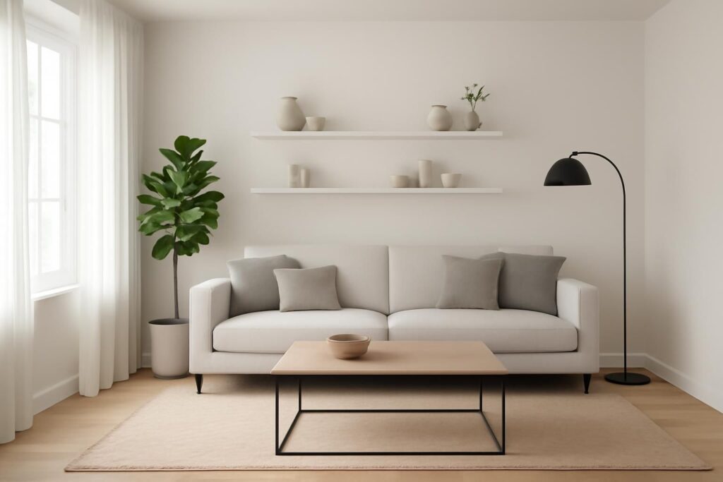 découvrez comment créer une décoration de salon moderne en utilisant des couleurs neutres pour un intérieur élégant, apaisant et intemporel.