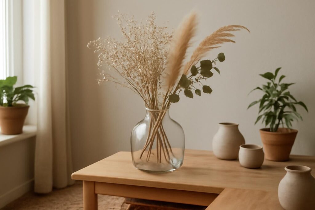 découvrez comment intégrer un vase transparent avec des branches séchées pour une décoration naturelle, élégante et authentique dans votre intérieur.