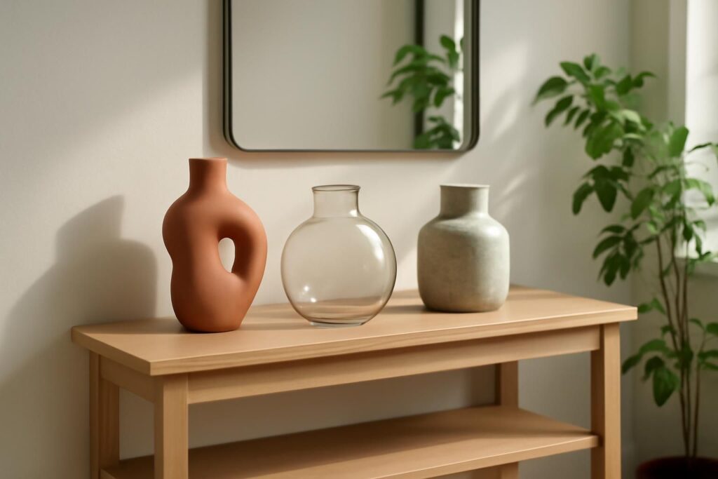 découvrez quel vase serax choisir pour sublimer une console d’entrée au style contemporain et apporter une touche design à votre intérieur.