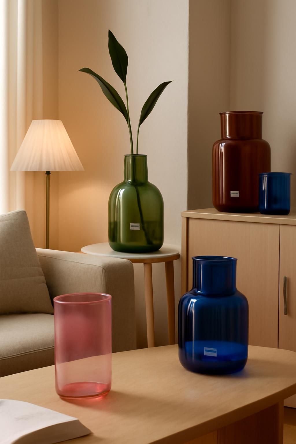 découvrez notre avis sur les vases hay en verre coloré et leur intégration parfaite dans un intérieur contemporain, alliant design moderne et élégance colorée.