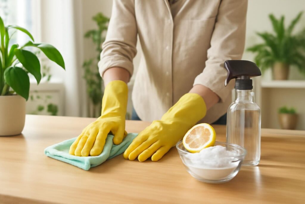 Comment nettoyer sa maison efficacement sans produits agressifs