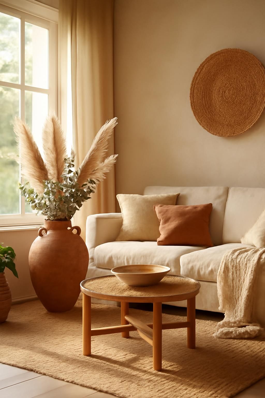 découvrez comment choisir le vase idéal pour une décoration bohème dans un salon lumineux et apportez une touche d'élégance naturelle à votre intérieur.